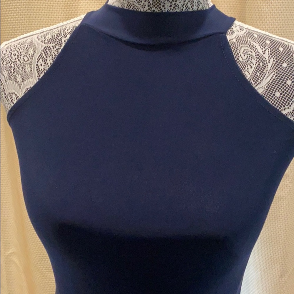 boohoo Lisa High Neck Slinky Dress - Picture 3 of 6